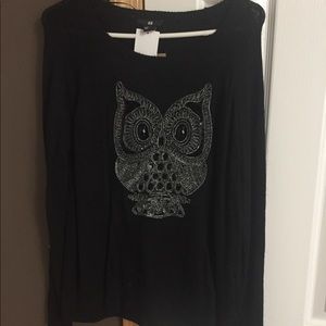 New H&M Owl Sweater